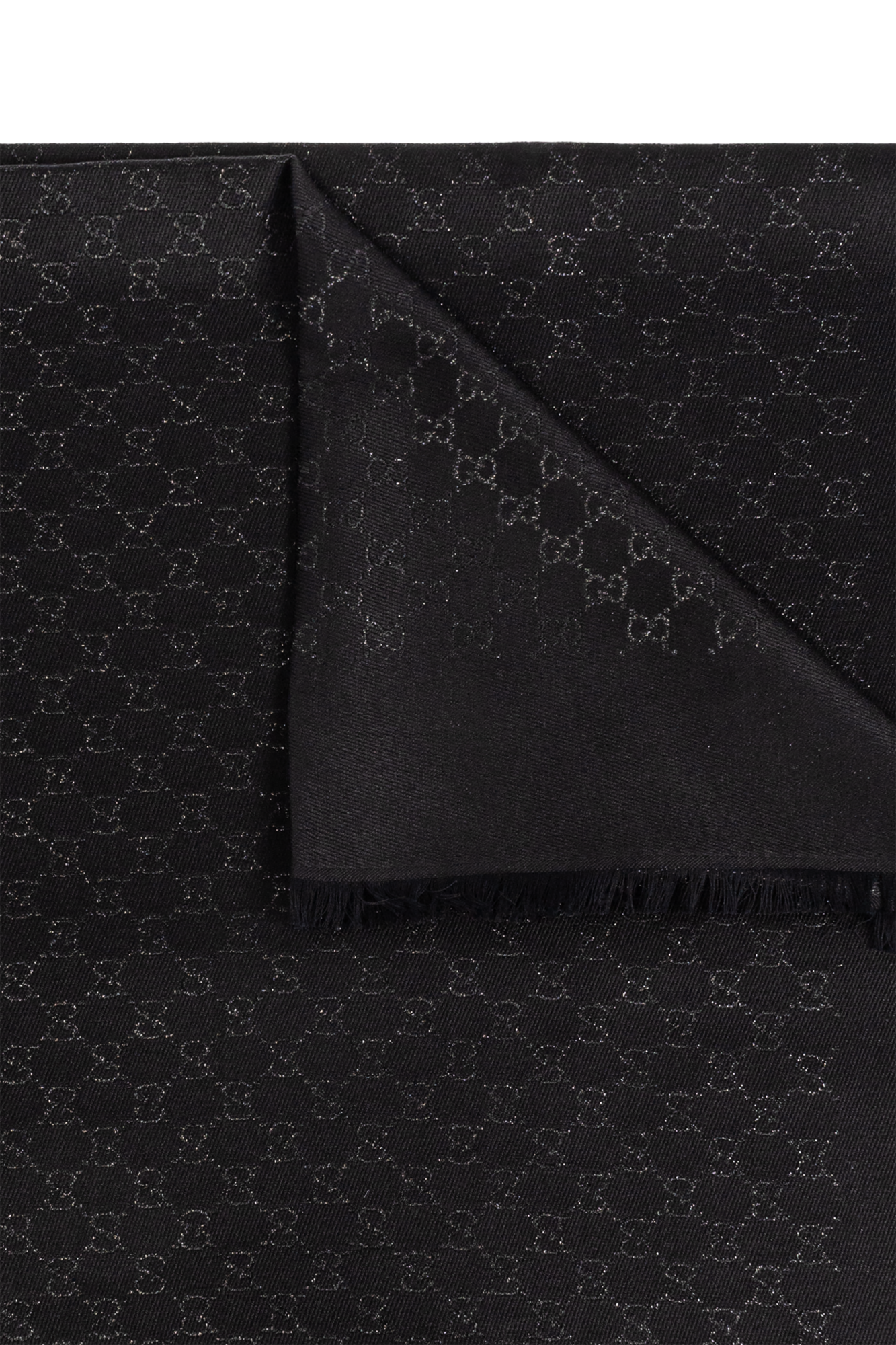 GG グッチ ストール マフラー GUCCI シルク入り GG柄 大判45